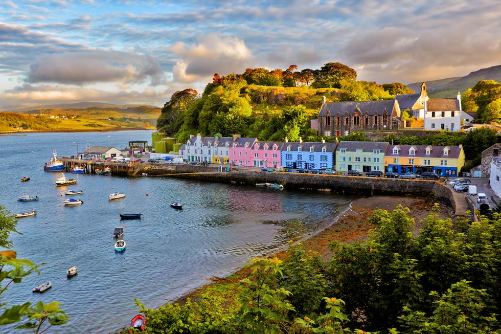Portree Skócia látnivalók