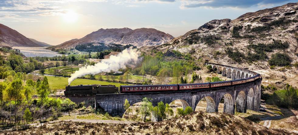 Glenfinnan Viaduct Skócia