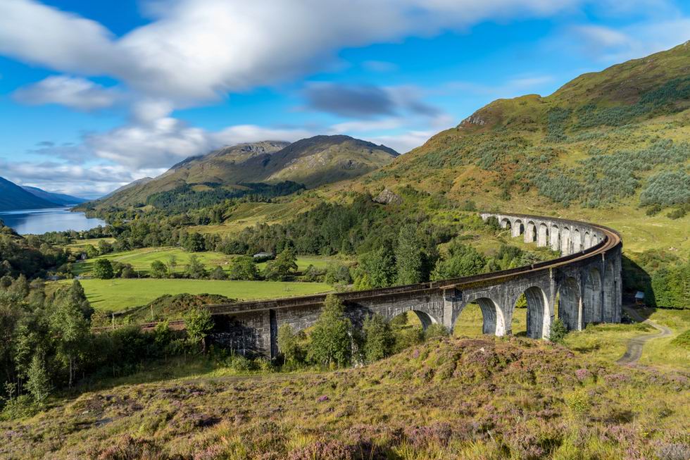 Glenfinnan Viaduct Skót-felföld