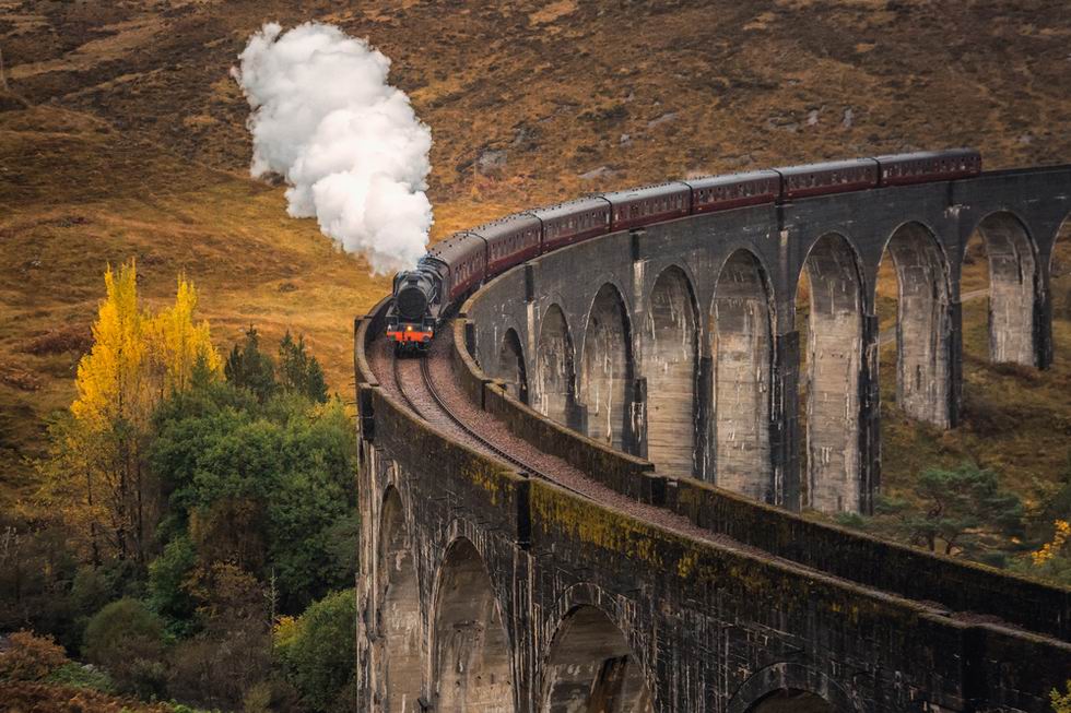 Glenfinnan Viaduct Skócia