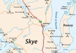 Skye sziget térkép