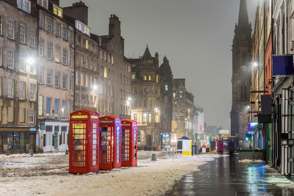 Edinburgh télen